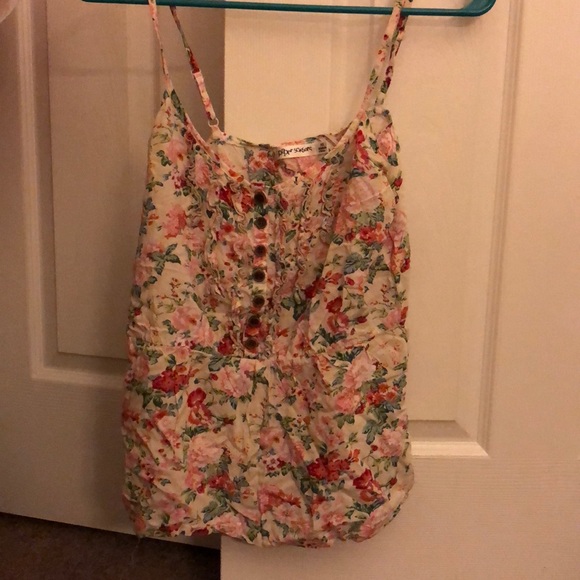 Floral sleeveless top - Picture 1 of 3